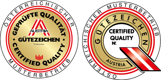 Austria Gütezeichen „Österreichischer Musterbetrieb“